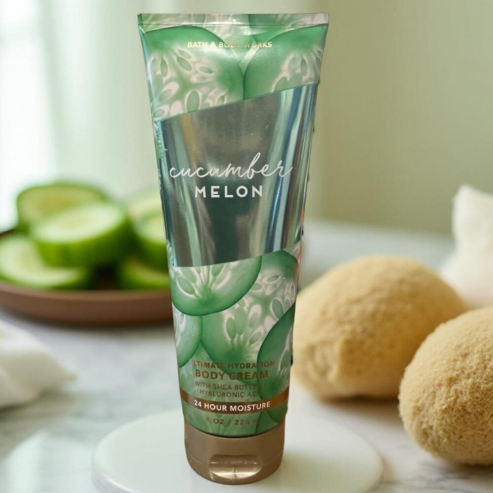 Bath & Body Works Cucumber Melon Ultimate Hydration Body Cream 8 oz